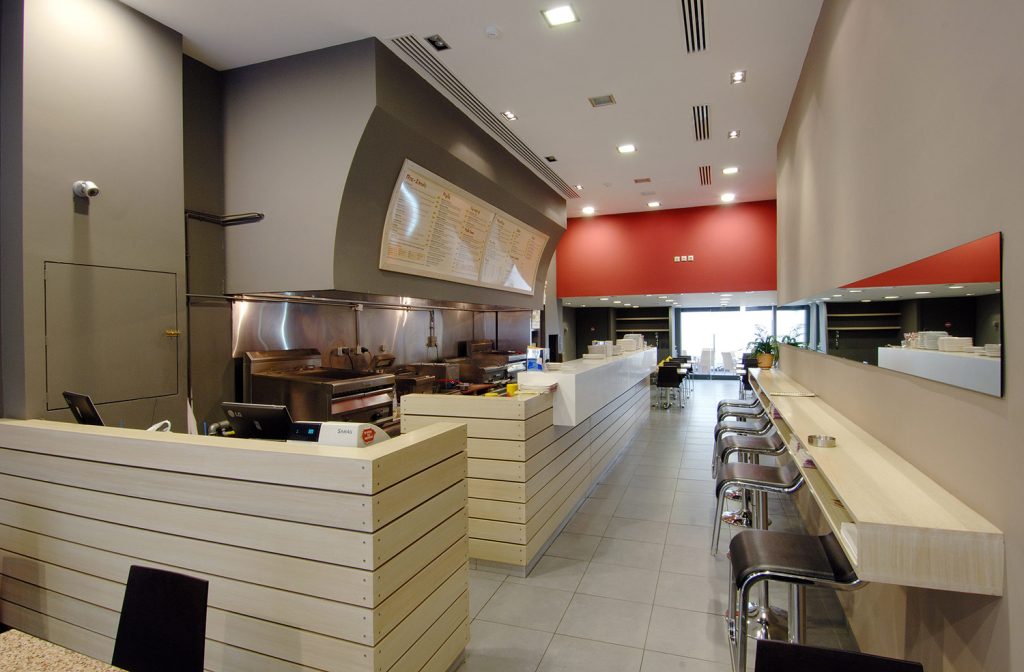 Pitta Pappou Restaurant in Larissa TWO ARCHITECTS DESIGN ΚΥΒΕΛΗ